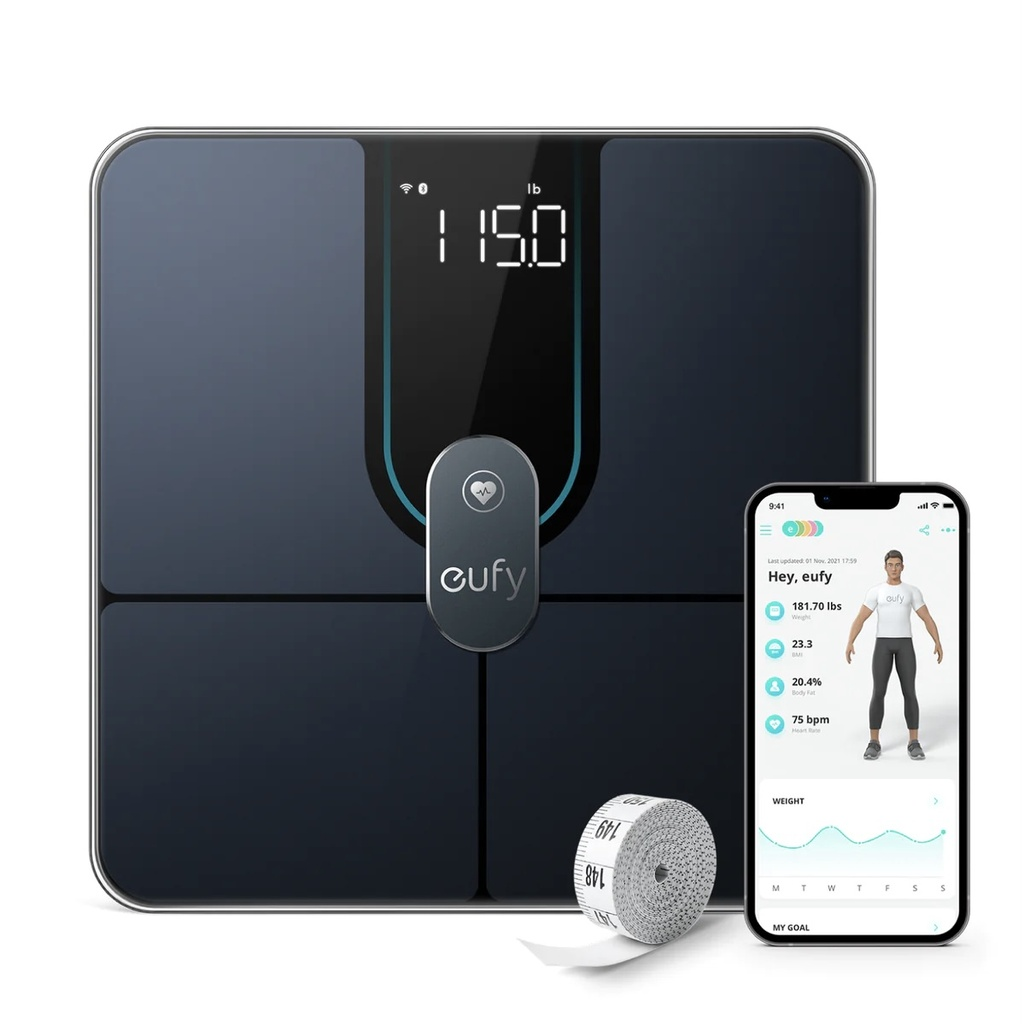 Eufy Smart Scale P2 Pro - Black Eufy Smart Scale P2 Pro - Black